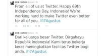 Menurut pantauan kami, tak sedikit tanggapan dari para followers yang antusias menanggapi tweet CEO Twitter, Dick Costolo tersebut.