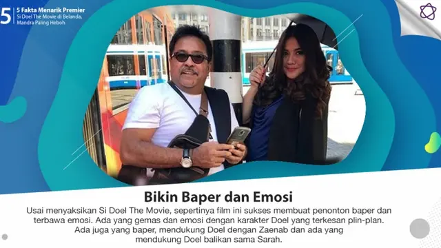 [Bintang] 5 Fakta Menarik Premier Si Doel The Movie di Belanda, Mandra Paling Heboh