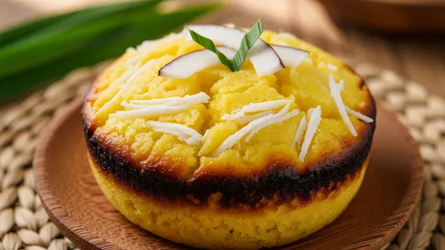 Kue Lumpur Bakar Kelapa Muda