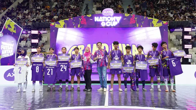Hadirkan Konsep Sportainment, Grand Final AXIS Nation Cup 2025 Nobatkan SMK Nusantara dan SMAN 2 Mojokerto Sebagai Juara