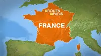 Ledakan terjadi di sebuah bar di Prancis (Al Jazeera)