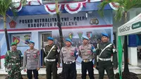 Posko netralitas TNO-Polri di Pemalang, Jawa Tengah. (Foto: Humas Polres Pemalang)