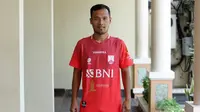 Eks pemain Mitra Kukar, Syaiful Ramadhan, gabung Persis Solo. (Bola.com/Ronald Seger Prabowo)