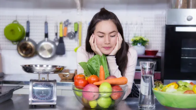 ilustrasi Gambaran Tubuh Jika Seseorang Tidak Mengonsumsi Sayuran dan Buah
