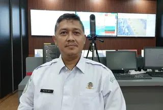 Kepala Stasiun Geofisika Bandung, Suaidi Ahadi  (Antara)