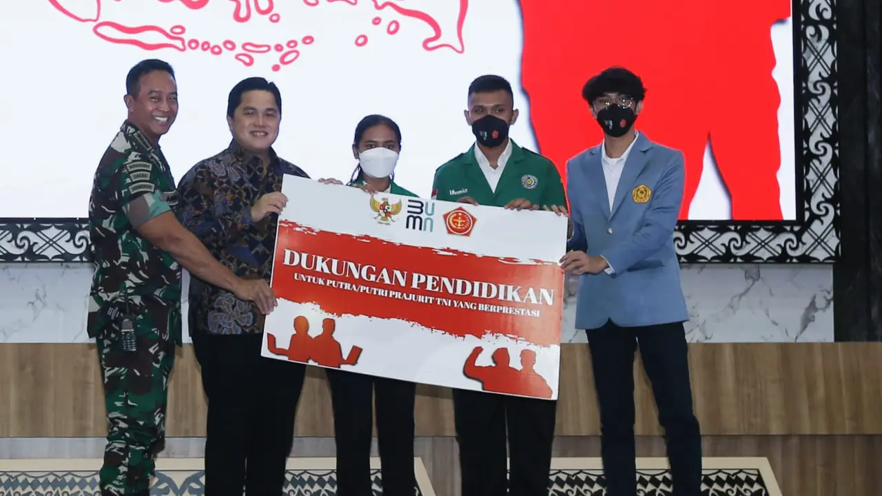 1.775 Anak TNI Raih Dana Pendidikan BUMN 