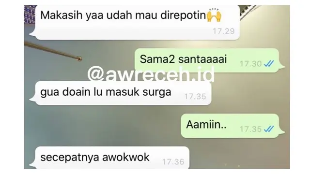 Chat Lucu Basa Basi Doang Ini Bikin Ketawa Ngakak