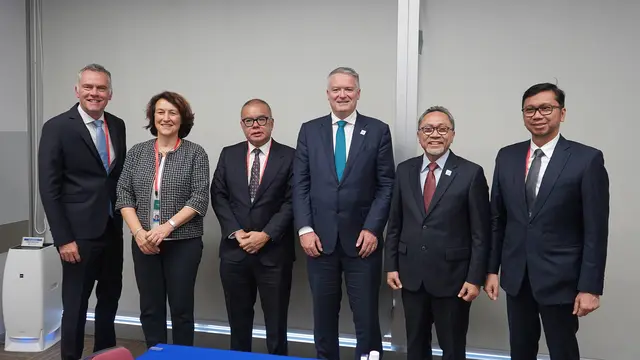 Menteri Perdagangan Zulkifli Hasan melakukan pertemuan dengan Sekretaris Jenderal OECD Mathias Cormann di Osaka, Jepang, pada Sabtu (28/10).