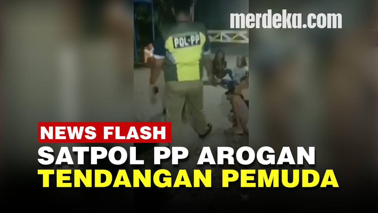 VIDEO: Satpol PP Arogan Berulah Lagi, Kini Kepala Pemuda Seenaknya Ditendang