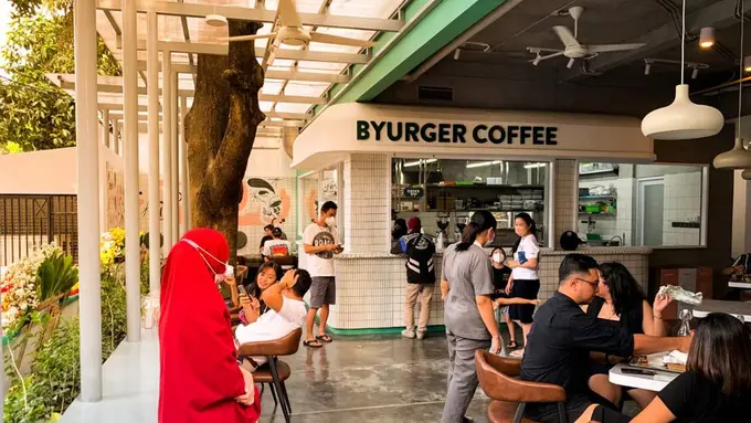 Brand makanan cepat saji Byurger /dok.  Byurger
