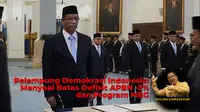 Kolom Darojatun, Pelampung Demokrasi Indonesia: Menyoal Batas Defisit APBN -3% dan Program MBG.