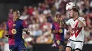 Barcelona meraih kemenangan 2-1 atas Rayo Vallecano. (AP Photo/Manu Fernandez)