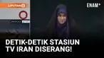 Israel Serang Stasiun TV Iran saat Live!