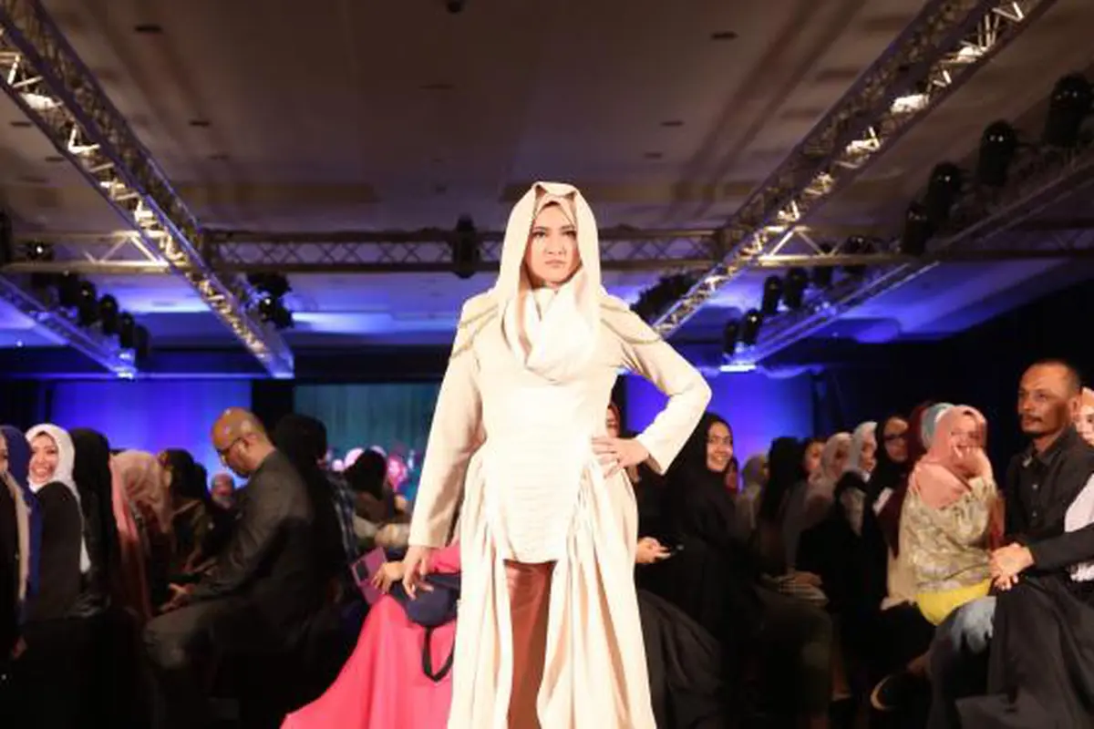 Cantiknya Marshanda, Maudy dan Ashanty Pakai Hijab di IFW