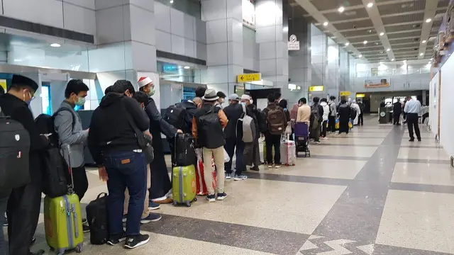 Proses repatriasi mandiri WNI di Mesir (sumber: KBRI Kairo)