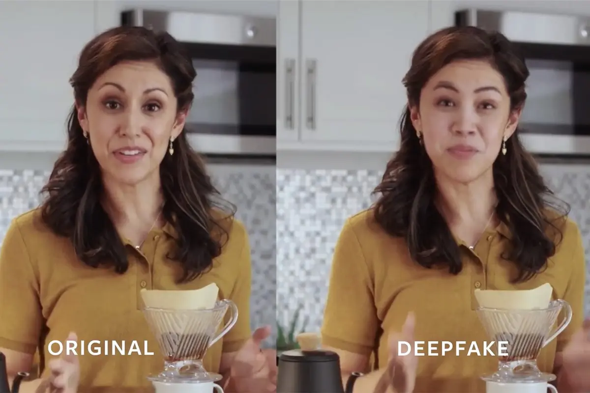 Ilustrasi Deepfake.