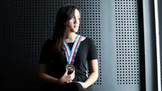 Emilia Guliva Hampp meraih medali emas lewat ski air di Pekan Olahraga Nasional (PON) Jabar 2016.