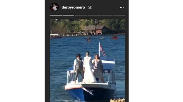 Dimas Anggara dan Nadine Chandrawinata