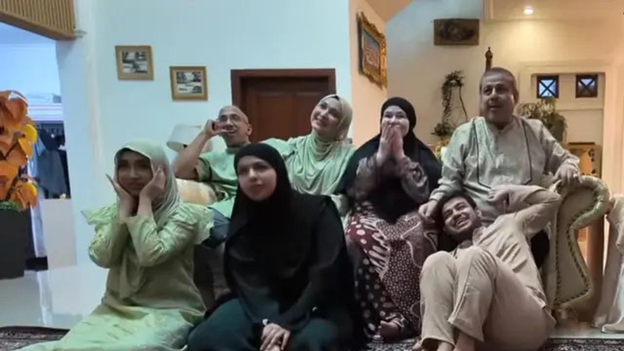 7 Potret Gender Reveal Miskah Istri Yislam, Fadil Jaidi dan Pak Muh Heboh