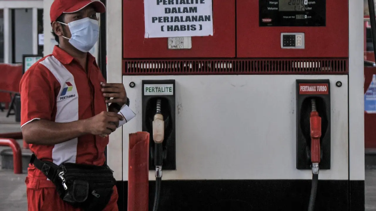 Pertalite Kosong di Sejumlah SPBU Jakarta