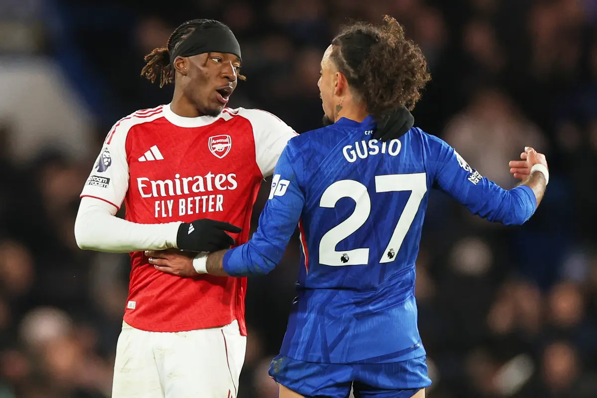 Foto: Derby London Berakhir Imbang, Arsenal Ditahan 10 Pemain Chelsea di Liga Inggris