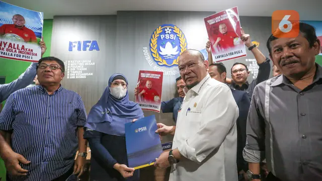 Pendaftaran dan Penyerahan Berkas Bakal Calon Ketua Umum PSSI, AA LaNyalla Mahmud Mattalitti
