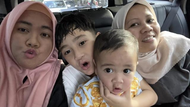 Potret Kebersamaan Sus Rini dengan Rayyanza alias Cipung Bareng Mbak Lala dan Rafathar