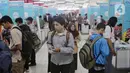 Kegiatan ini bertujuan mempertemukan pencari kerja dengan perusahaan yang membutuhkan tenaga kerja. (Liputan6.com/Angga Yuniar)
