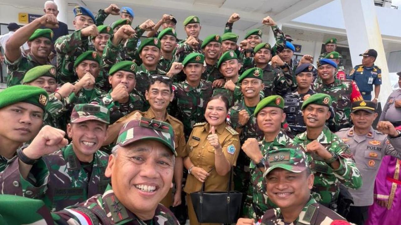 Pangdam XIII/Merdeka Tegaskan Peran Strategis Prajurit di Pulau Miangas, Jaga Kedaulatan Batas Negara
