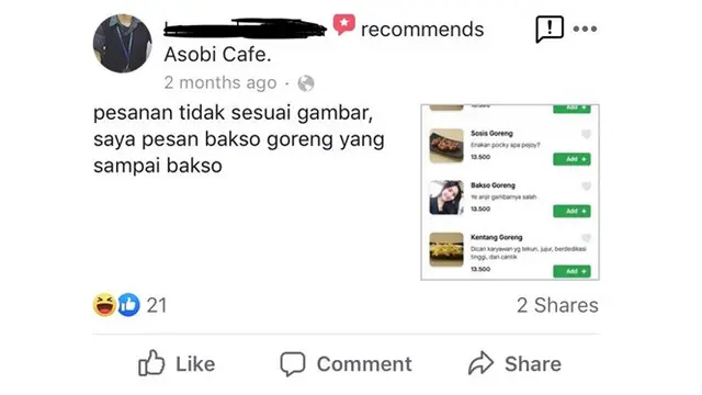 6 Ulasan Pengunjung Kafe Ini Absurd Banget, Bikin Geleng Kepala