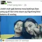 Status Lucu di Facebok Tentang Pasangan ini Bikin Senyum-Senyum (sumber:Instagram/wkwkland_real)