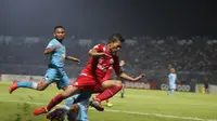 Kapten Persija Jakarta, Ismed Sofyan, saat laga kontra Persela Lamongan di Stadion Surajaya, Minggu (20/5/2018). (Dok. Media Persija)