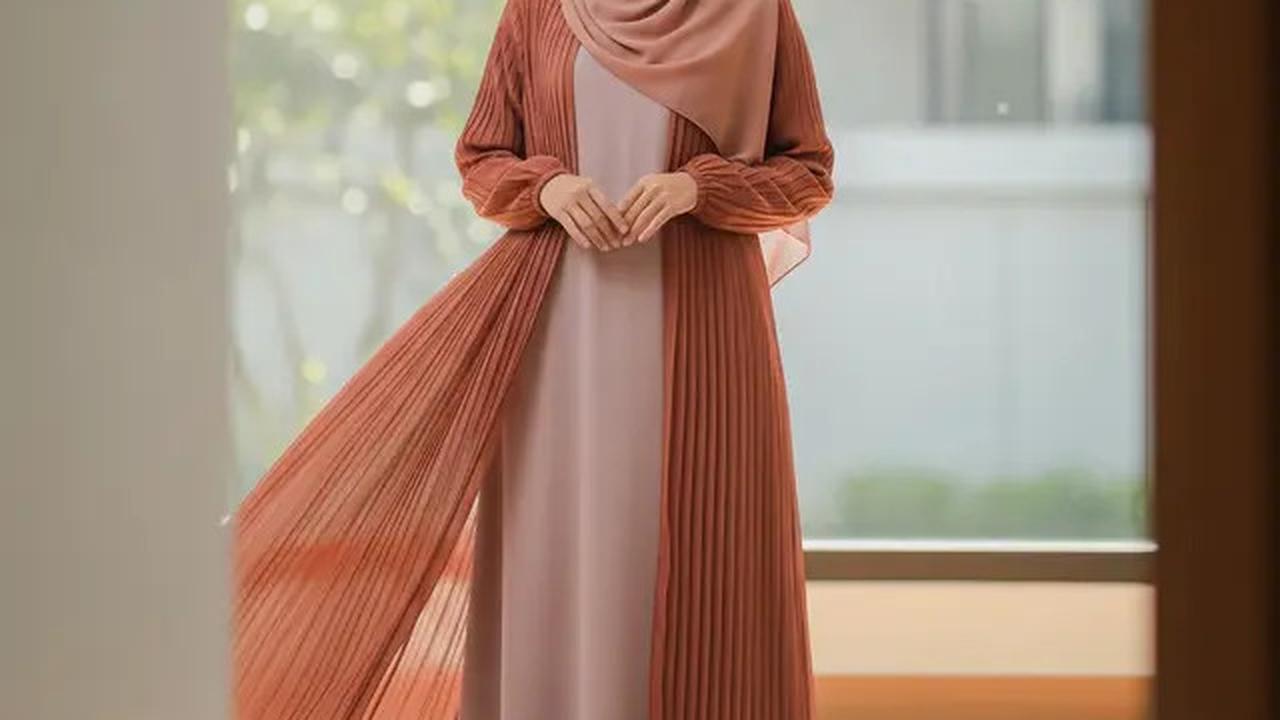 Bikin Pangling, Ini Model Gamis Kondangan 2025 yang Tetap Syar'i dan Glamor