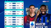 Jadwal Live Streaming Serie A 2023/2024 Matchweek 30 di Vidio. (Sumber: dok. vidio.com)