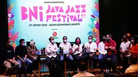 Konferensi Pers BNI Java Jazz Festival 2022. (kapanlagi.com/Bayu Herdianto)