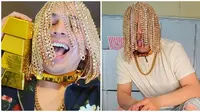Rapper Ini Pasang Implan Rantai Emas di Kepala Jadi Pengganti Rambut, Curi Perhatian (sumber: Instagram/dansurig)