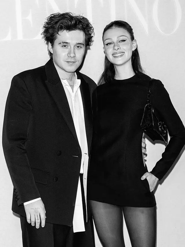 Adu Kompak Pasangan Nick Jonas-Priyanka Chopra dan Romeo Beckham-Nicole Peltz di Paris Fashion Week