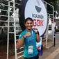 Karateka Indonesia yang akan turun di Asian Games 2018, Ahmad Zigi Zaresta. (Bola.com/Yus Mei Sawitri)