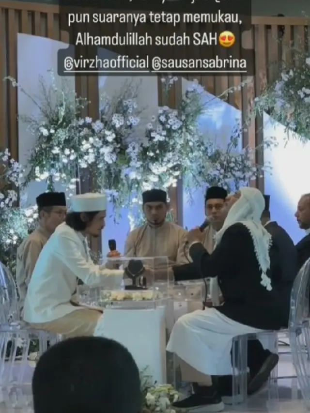 Virzha Menikah