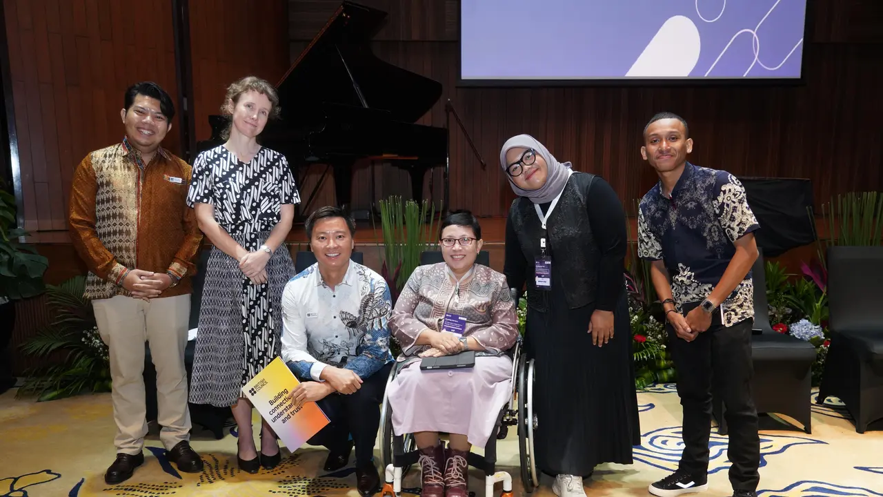 Acara “Breaking Barriers” menampilkan praktik-praktik terbaik dalam inklusi melalui kolaborasi Inggris-Indonesia. (Dokumentasi British Council Indonesia)