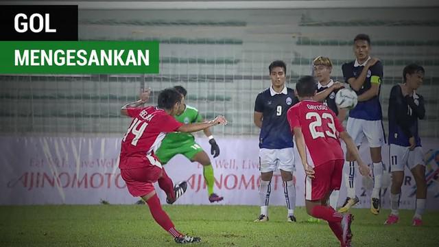 Berita video 3 gol mengesankan yang sudah tercipta pada match I Grup A dan B cabang sepak bola di SEA Games 2017.