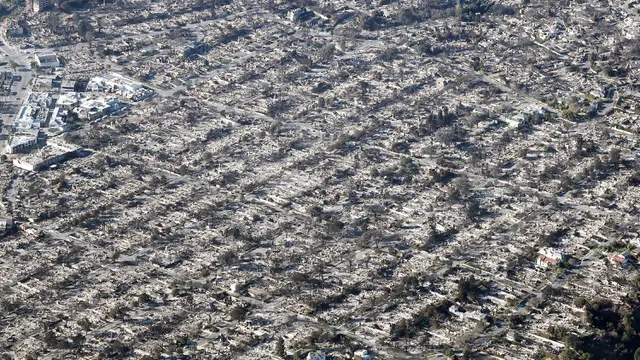 Rata dengan Tanah, Lebih dari 12.000 Bangunan di Los Angeles Hancur Tak Bersisa