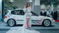 Keren! Honda Civic Estilo EG6 Batik dari Indonesia Curi Perhatian di Osaka Auto Messe 2025