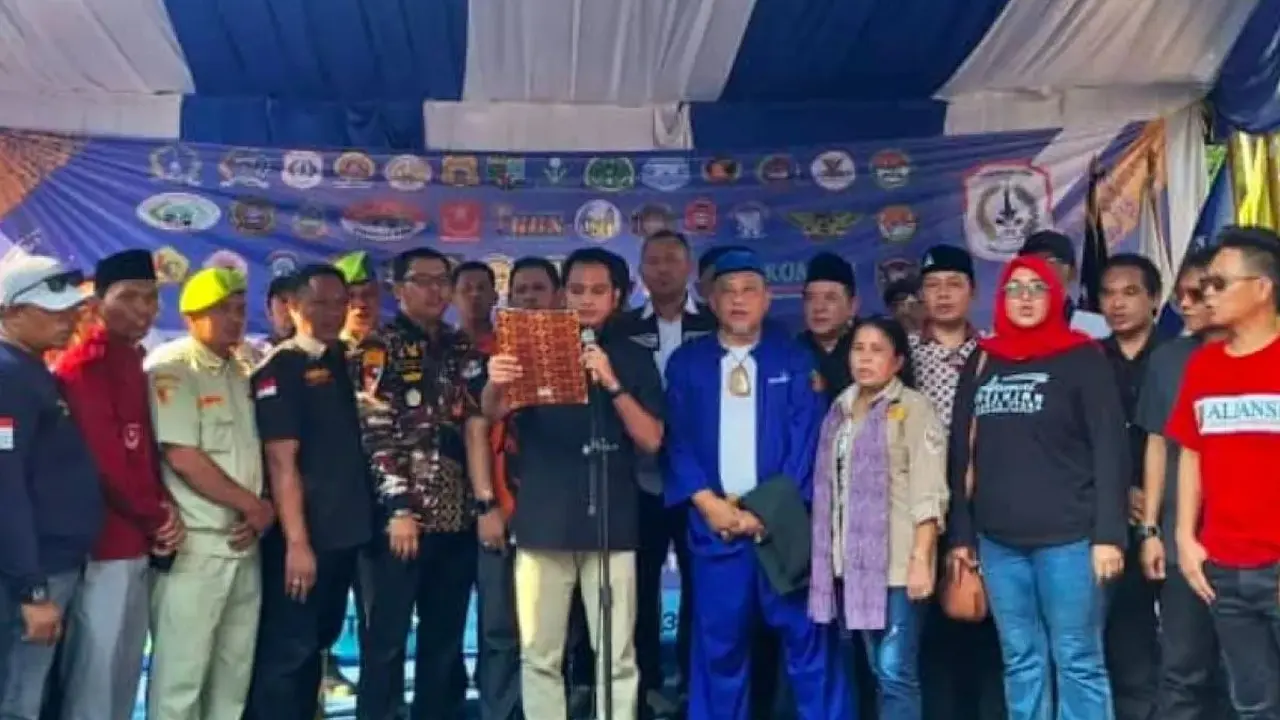 Forum RTRW Jakarta Utara menggelar deklarasi damai dan mencegah terjadinya aksi kerusuhan hingga penjarahan di kota setempat, pada Sabtu (11/10/2025) (Istimewa)