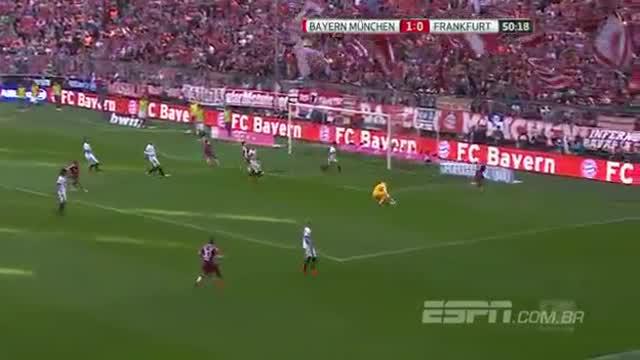 2015.04.11 (14h30) - Bayern Munich 3-0 Eintracht Frankfurt - Goals and Highlight
