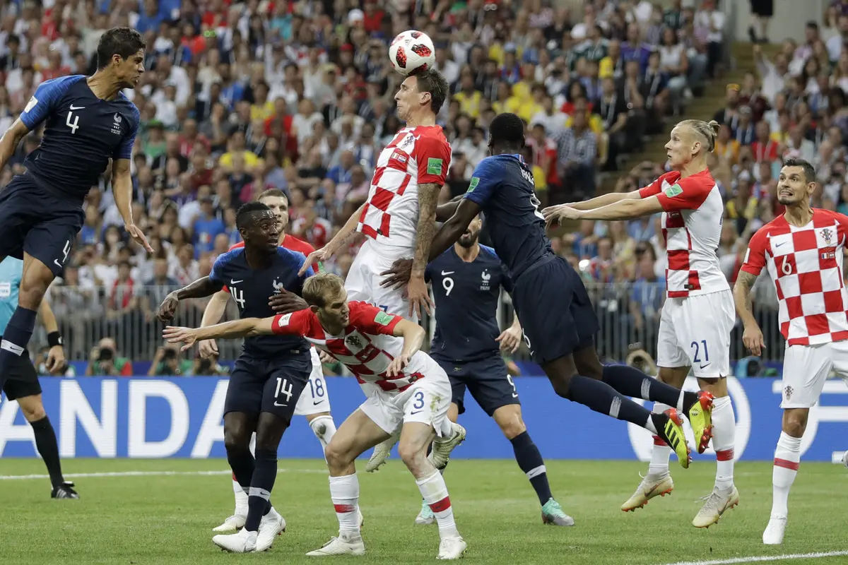 Prancis vs Kroasia di Final Piala Dunia 2018