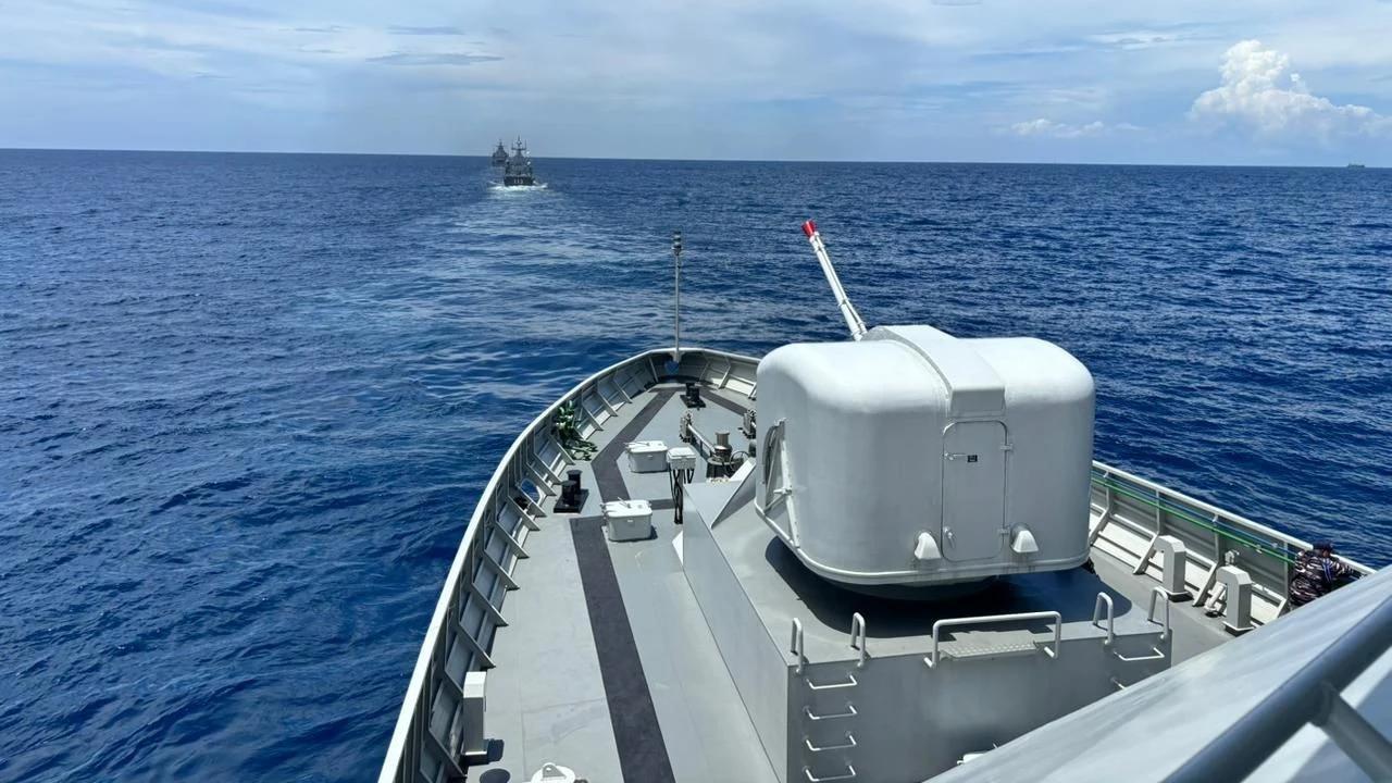 FOTO: TNI AL Gelar Latihan Laut Bersama Malaysia di Perairan Jawa