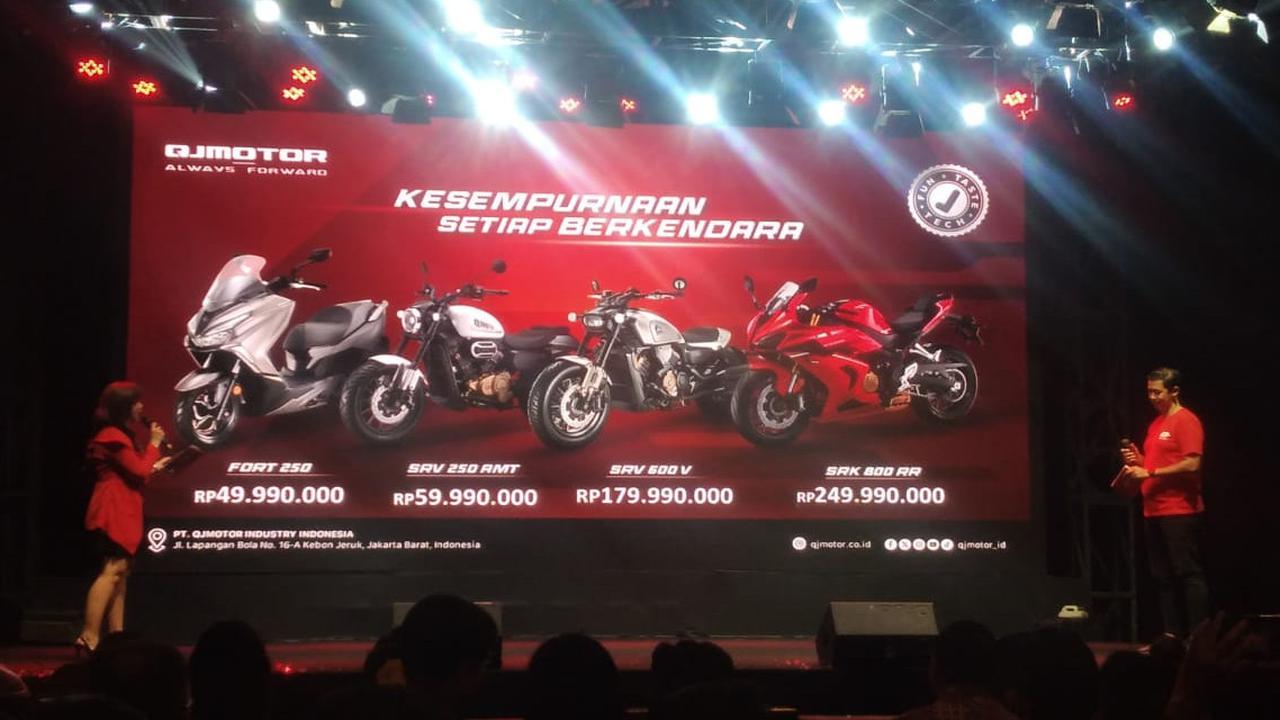 Perdana Ikut di IIMS 2025, QJMotor Kebanjiran SPK untuk Unit SRV 250 AMT