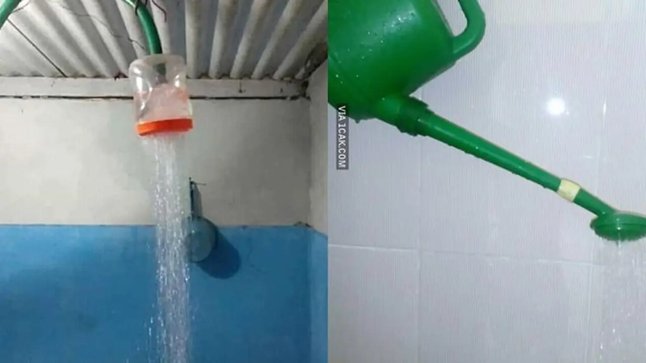 6 Shower Low Budget ala Anak Kos Ini Bikin Tepuk Jidat