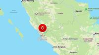 Gempa guncang Bengkulu. (BMKG)